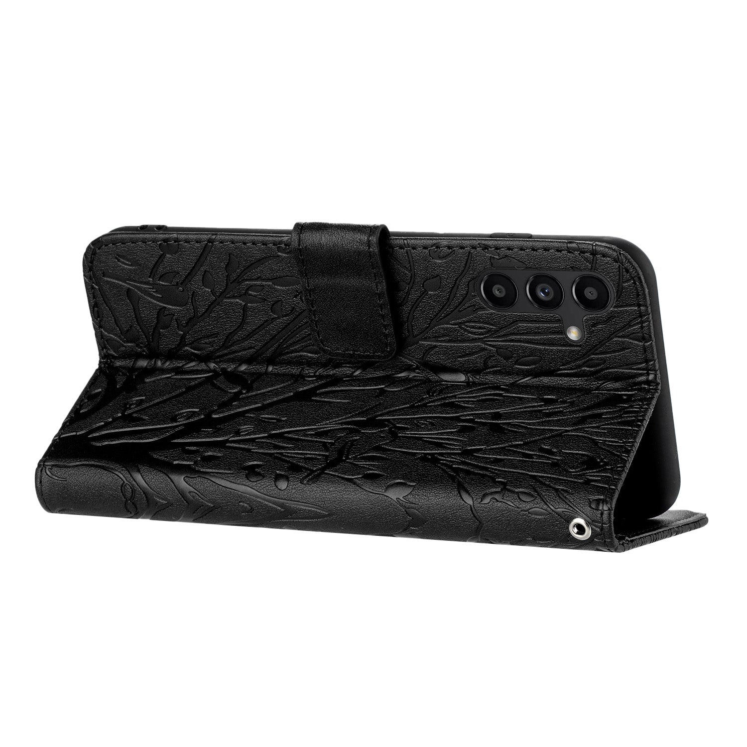 Til Samsung Galaxy A54 5G etui Tree Bird Imprinted Wallet læder telefoncover Til Samsung Galaxy A54 5G etui Tree Bird Imprinted Wallet læder telefoncover
